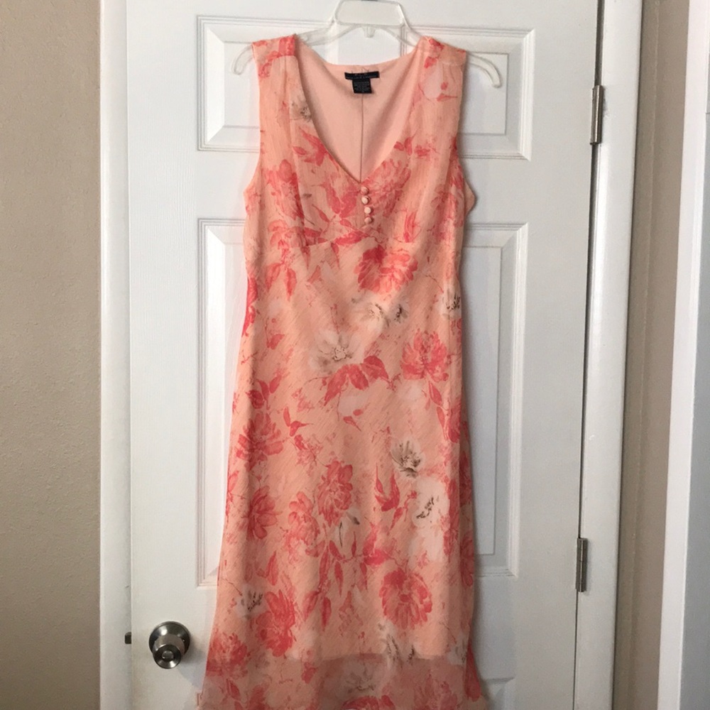 F.L.P. Tangerine Floral Dress Size16